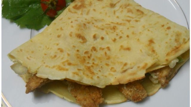 Chicken Burger Crepe