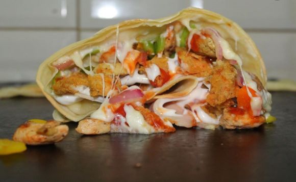 Chicken Burger Crepe
