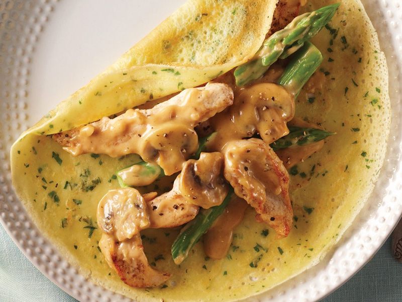 Chicken Burger Crepe