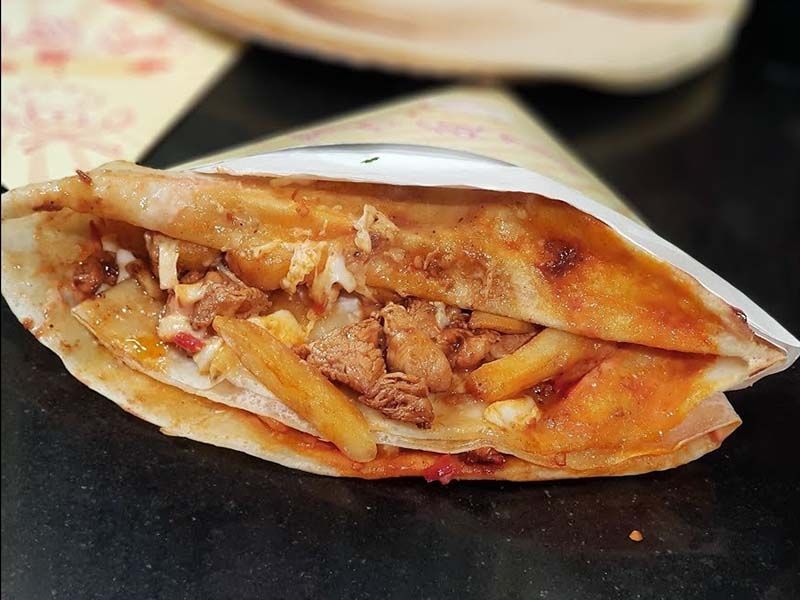 Chicken Burger Crepe