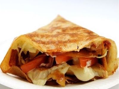 Beef Burger Crepe