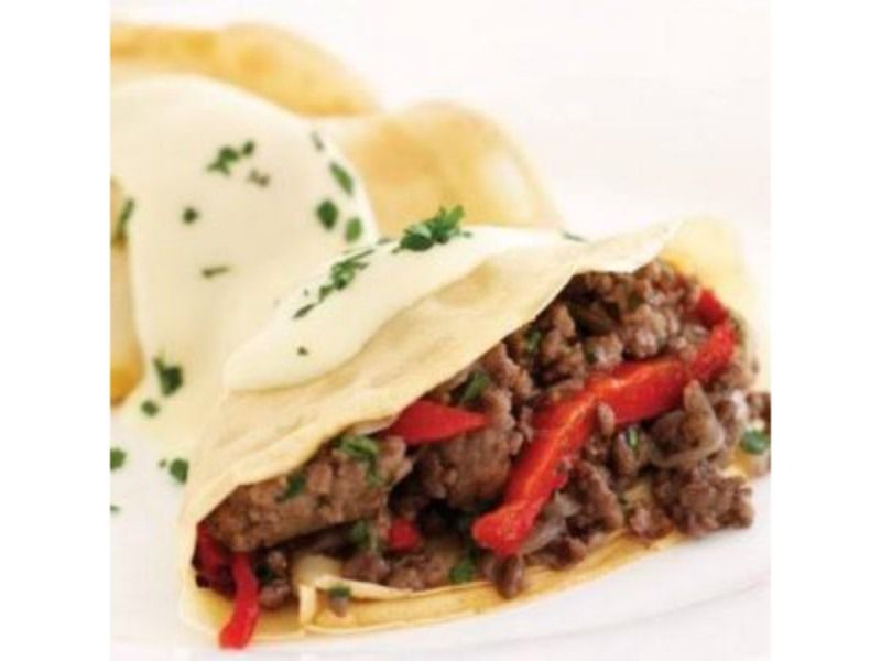 Beef Burger Fasting Crepe
