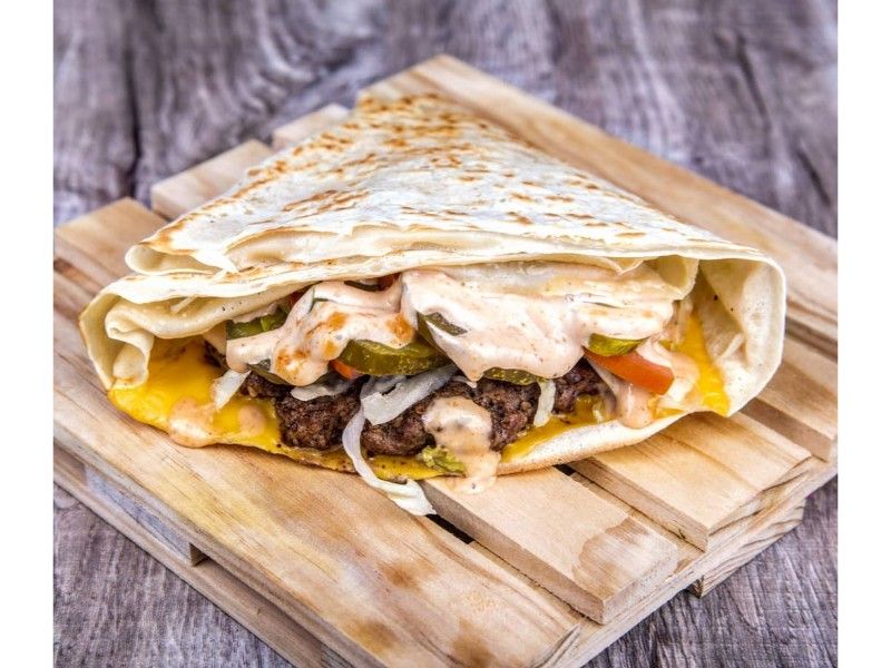 Beef Burger Crepe