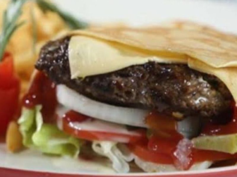 Beef Burger Crepe
