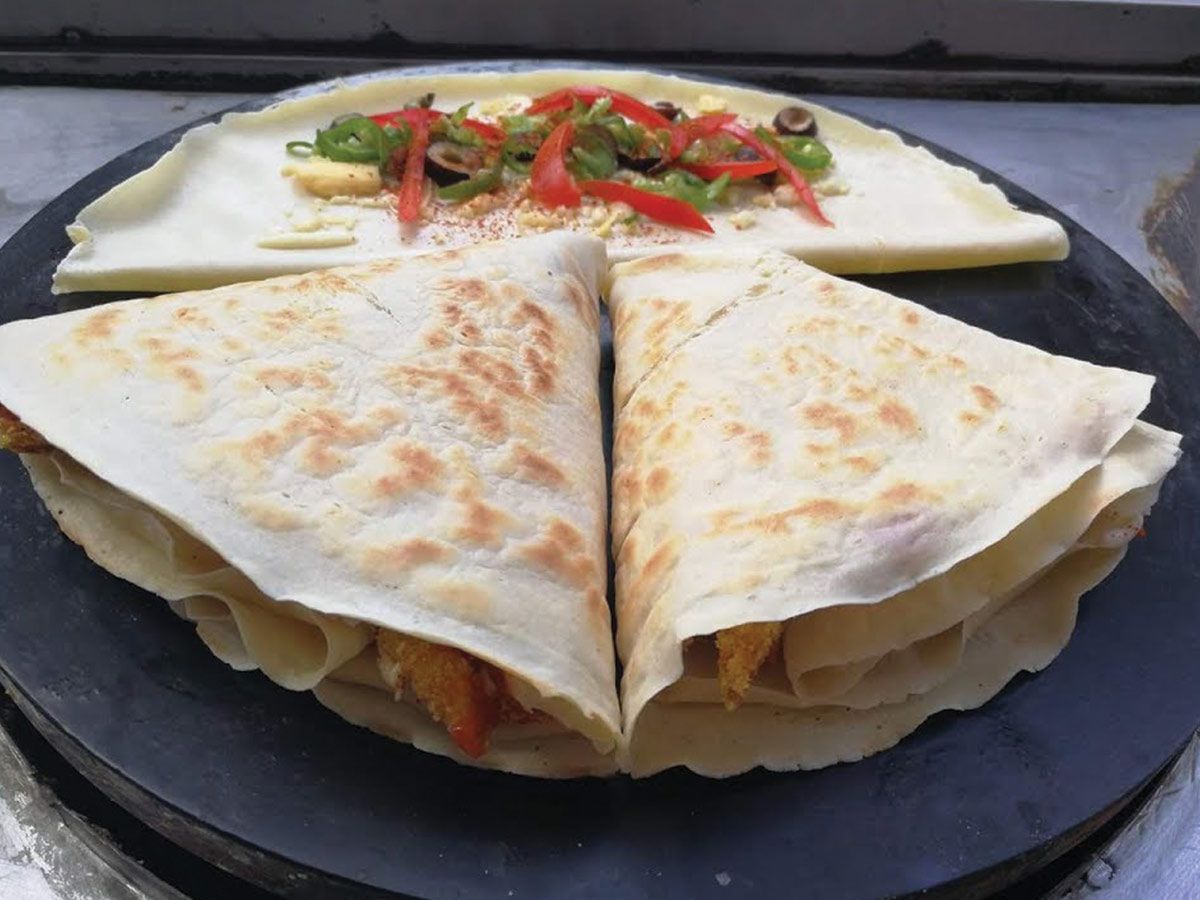 Pastrami crepe