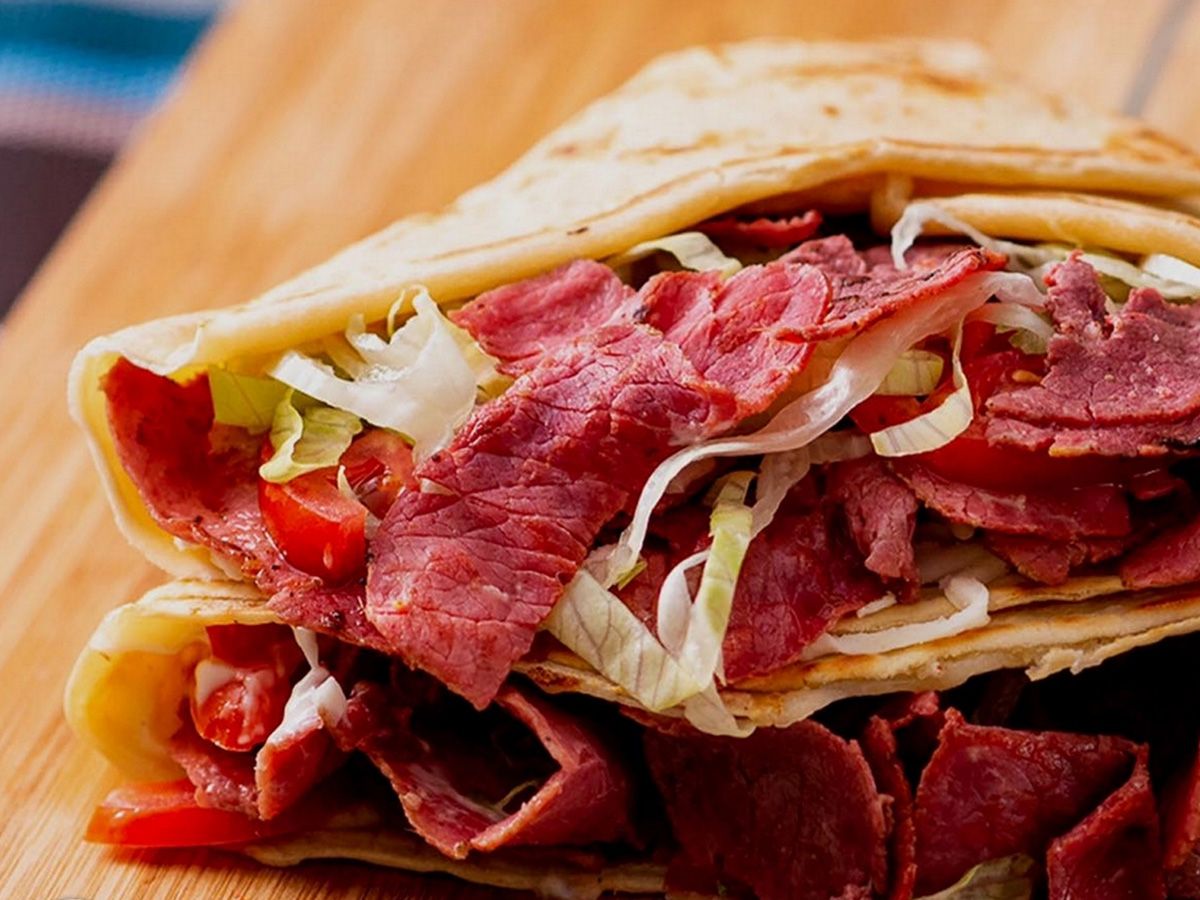 Pastrami crepe