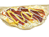 Cheese With Pastrami Crepe