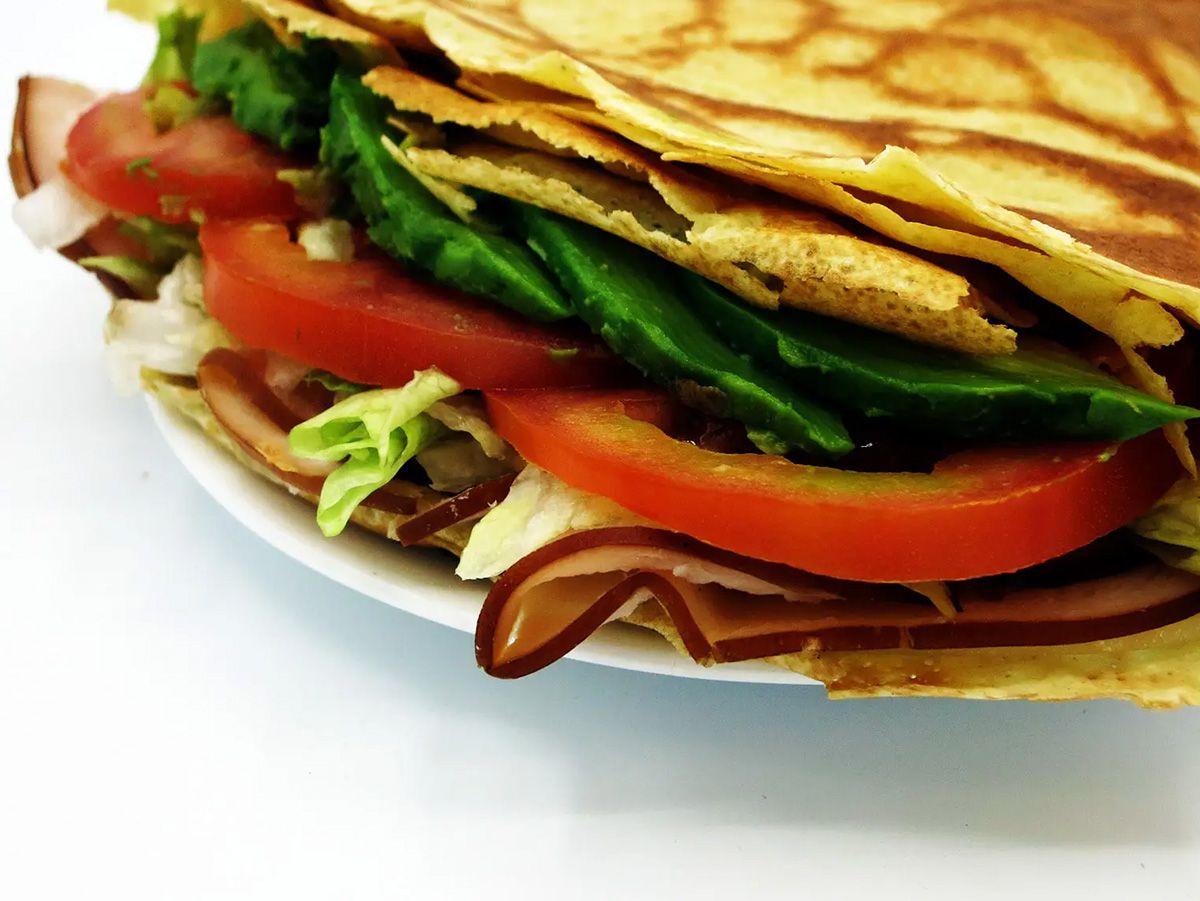 Pastrami crepe