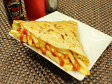 French Fries With Roumi Cheese Crepe