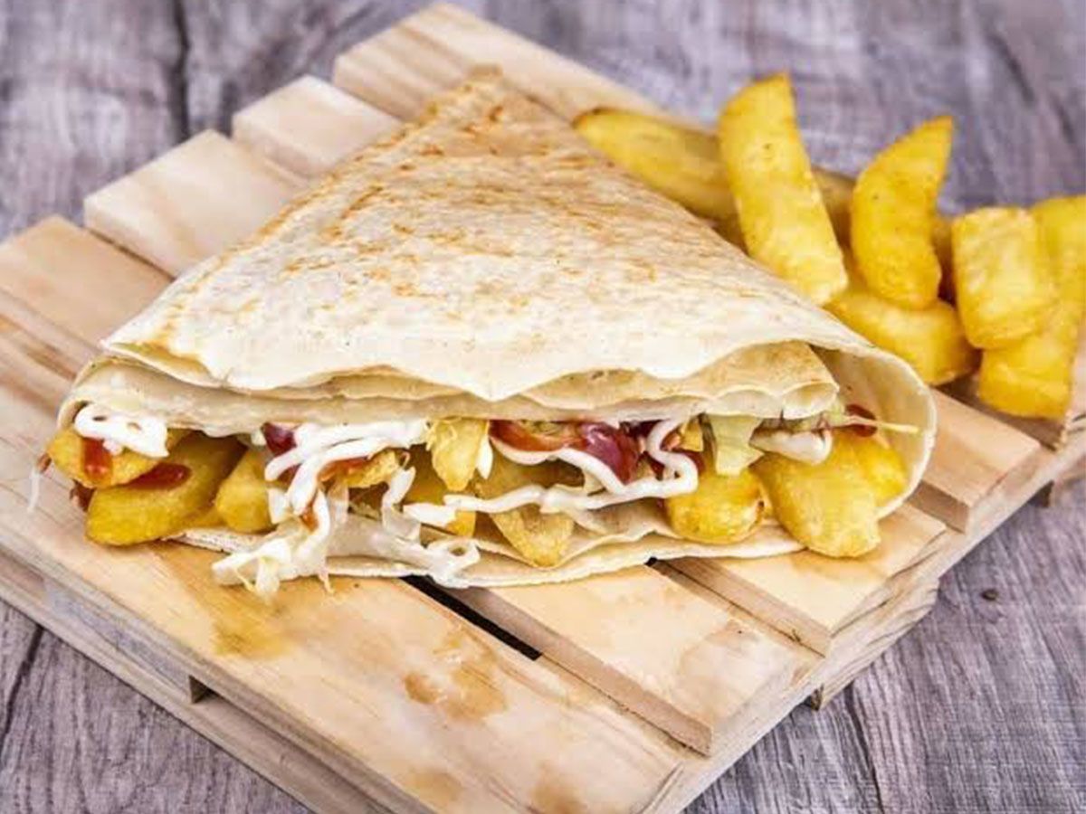 Mix Cheese Potatoes Crepe