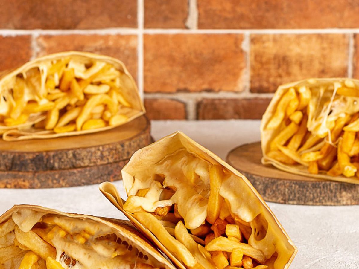 Potato Mix Cheese Crepe