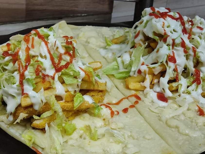 Fries crepe