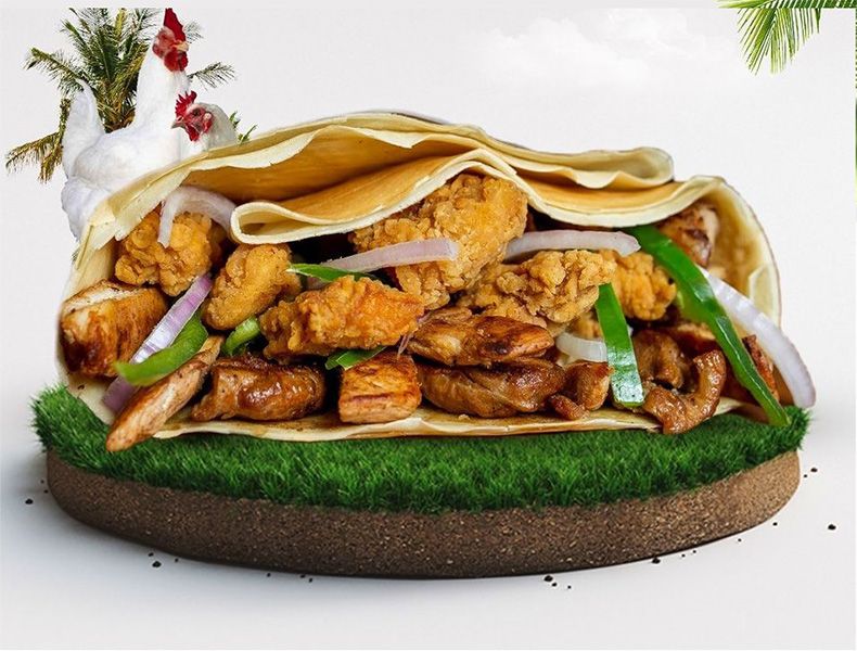 BBQ Chicken Crepe
