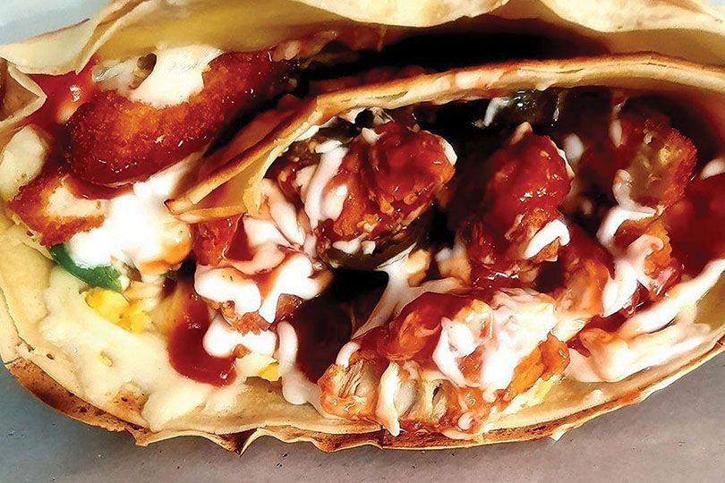 BBQ Chicken Crepe