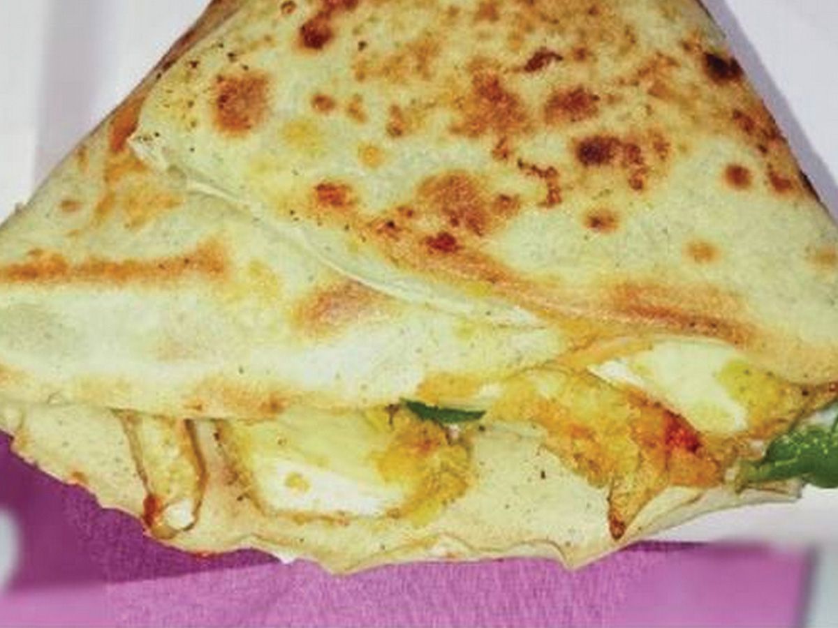 Chicken And Cheese Crepe