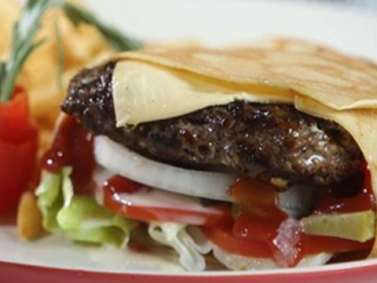 Cheese Burger Crepe