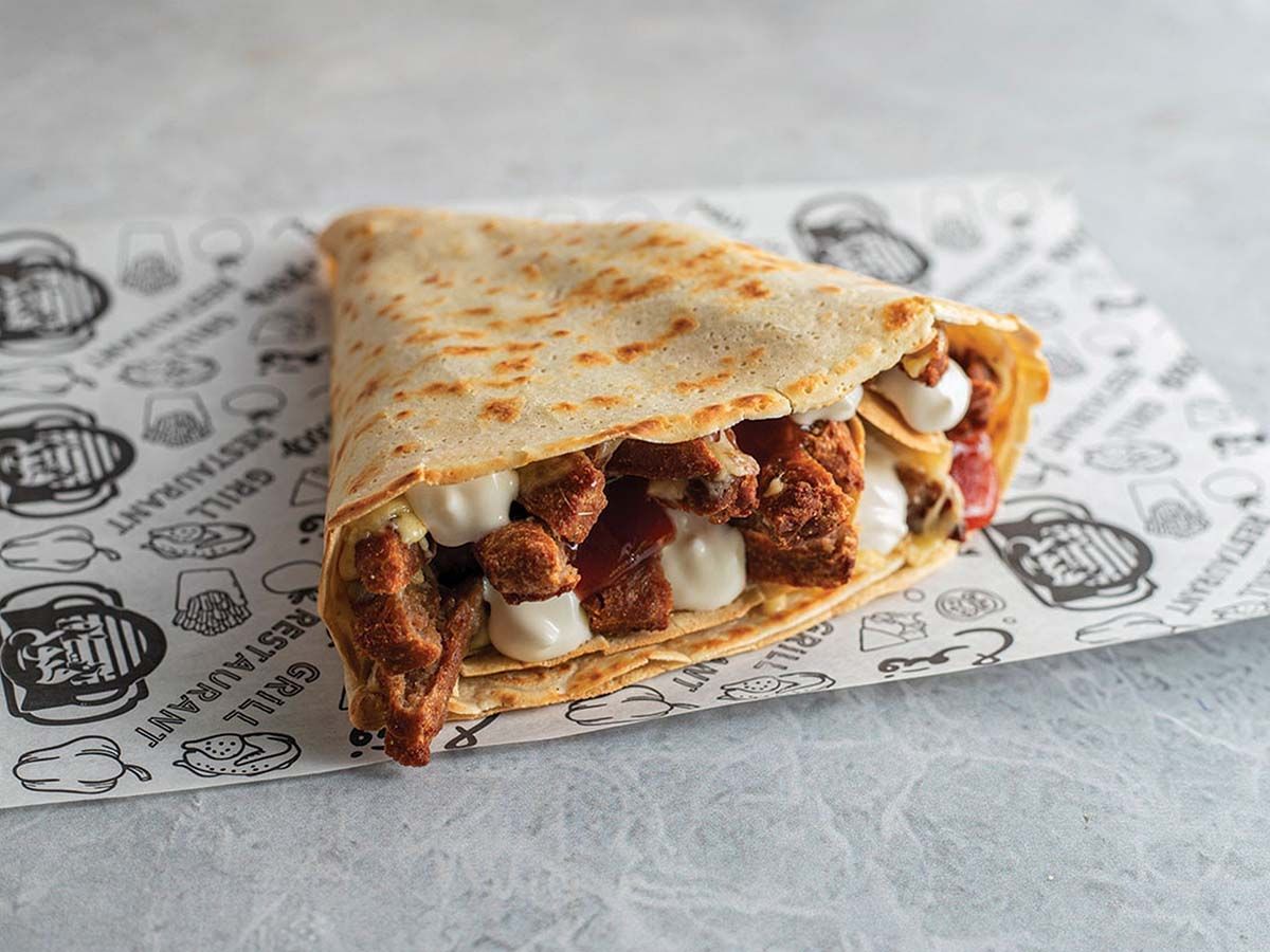 Cheese Burger Crepe