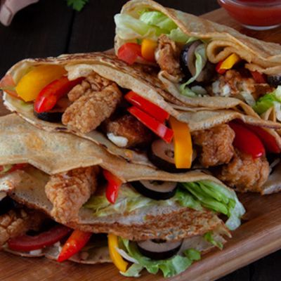 Chicken BBQ Crepe