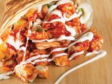 Chicken BBQ crepe