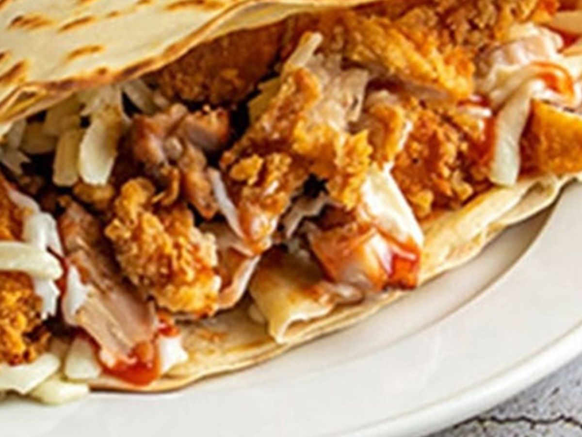Chicken BBQ crepe