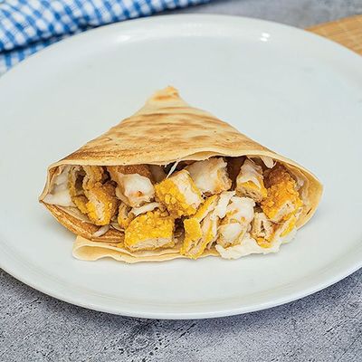 Large Fresh Crispy Ranch Chicken Crepe