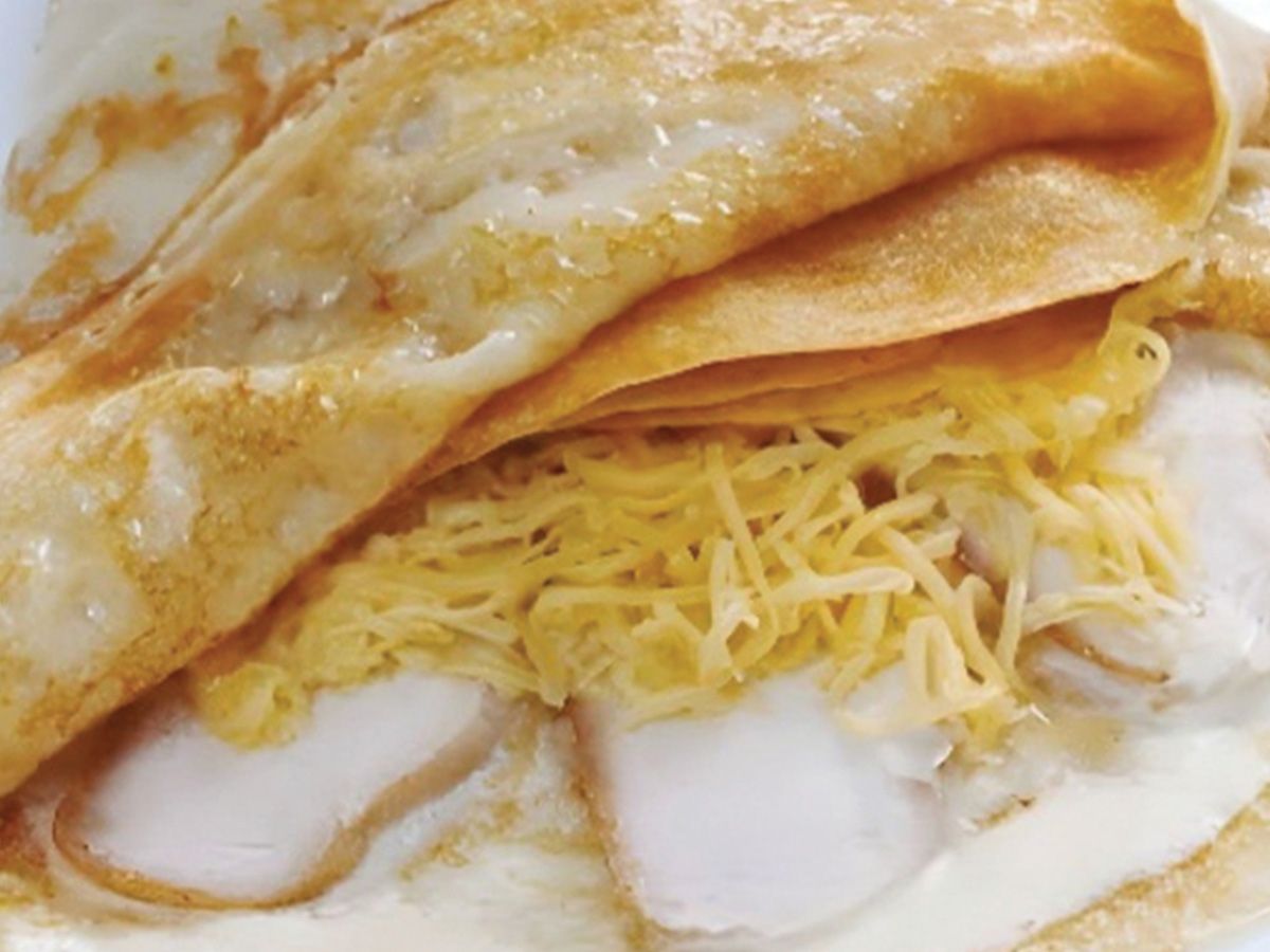 Smoked Turkey Cheese Crepe