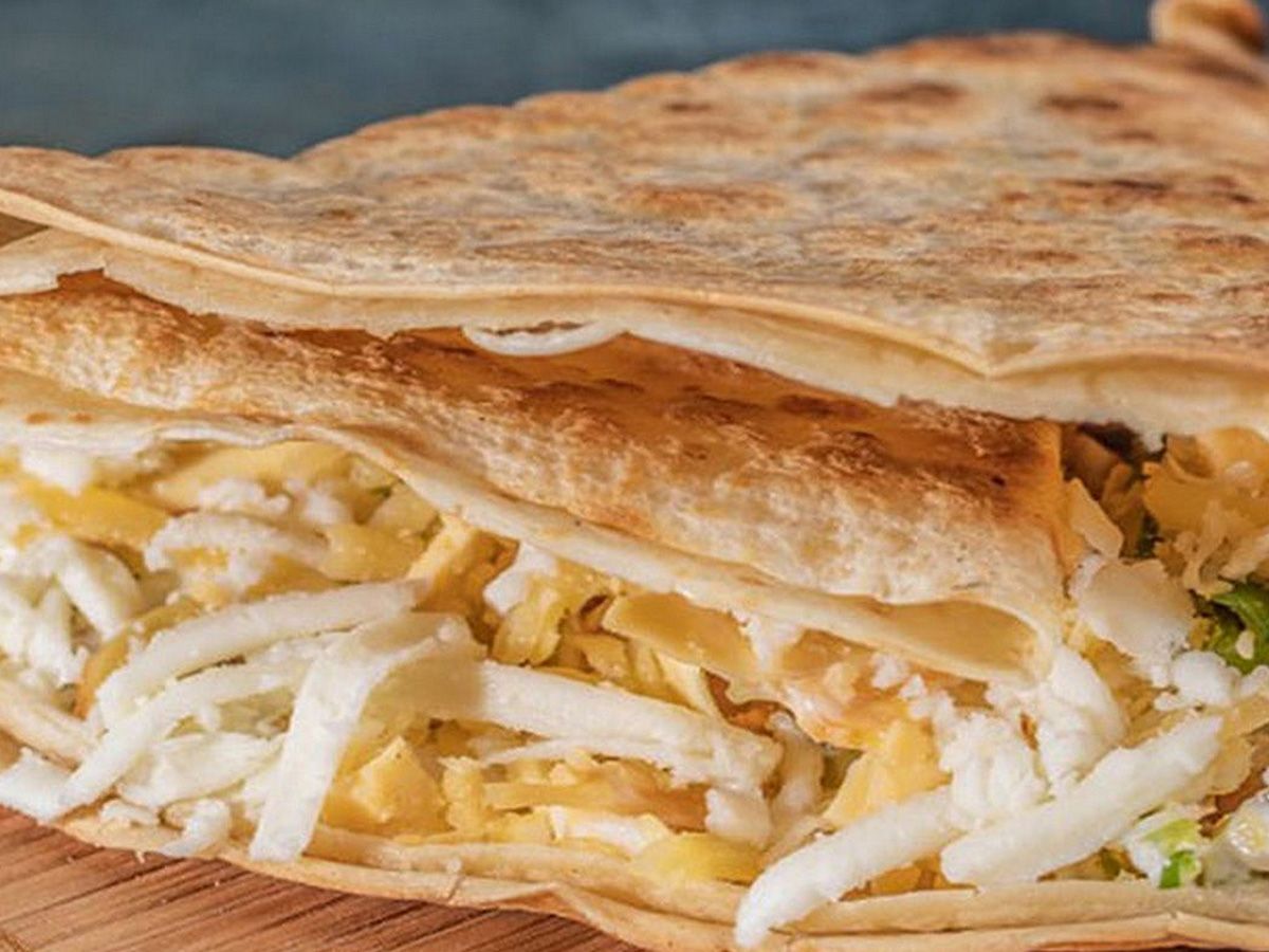 Cheddar crepe