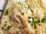 Kiri Cheese With Mozzarella Cheese Crepe