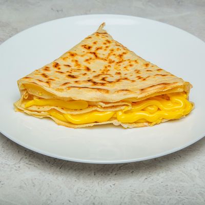 Cheddar cheese crepe
