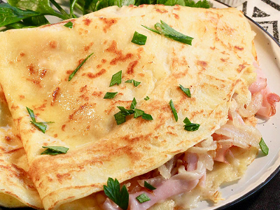 Cheddar Cheese Crepe