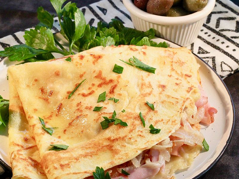 Cheddar Cheese Crepe