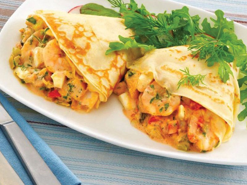 Shrimp Crepe
