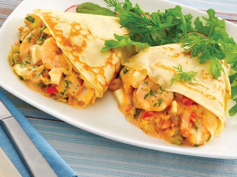 Shrimp Crepe