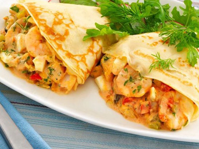 Shrimp Crepe