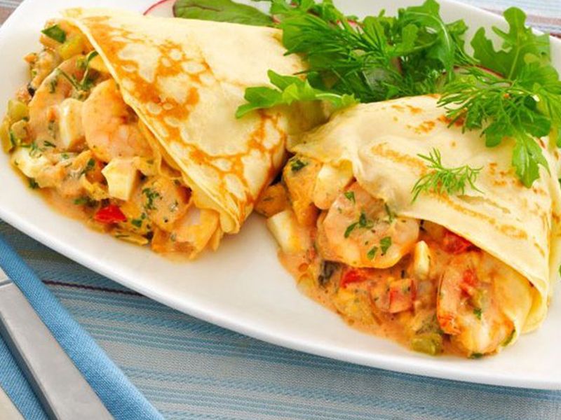 Shrimp Crepe