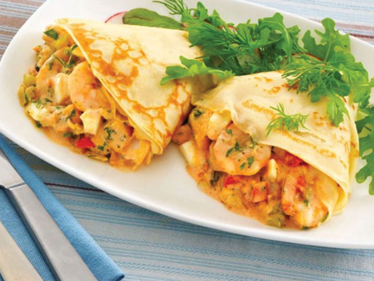 Shrimp Crepe