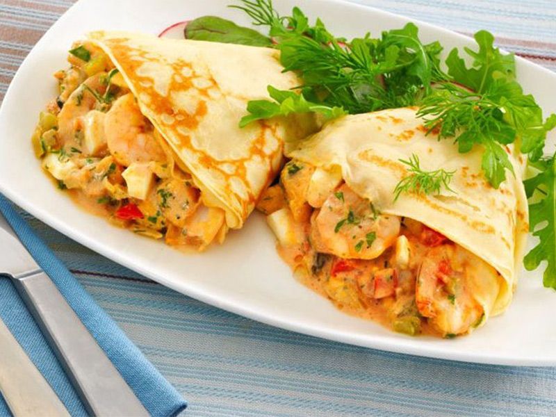 Shrimp Crepe