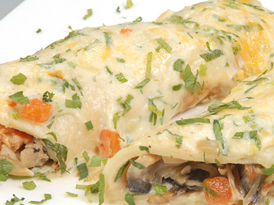Shrimp crepe