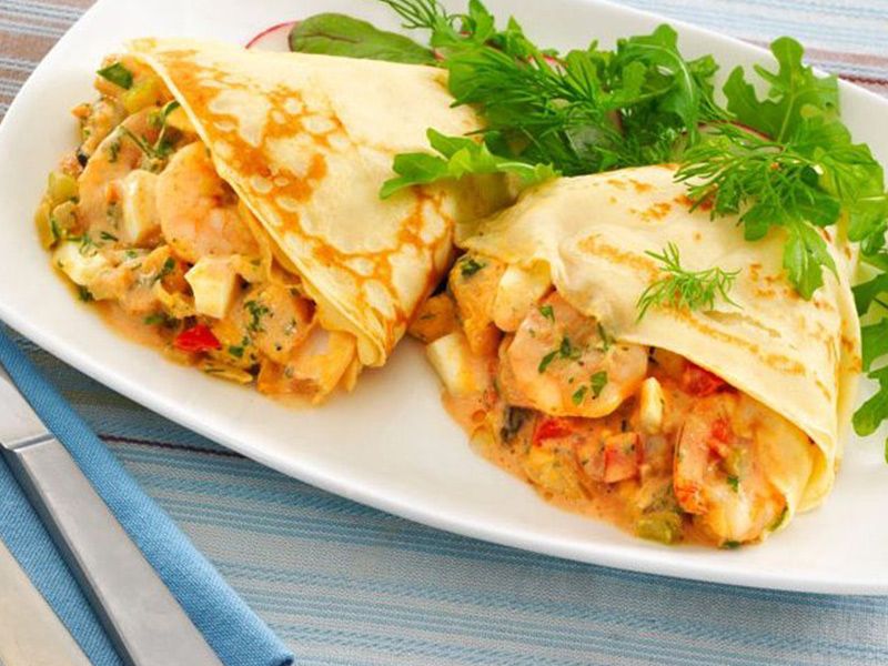 Shrimp Crepe