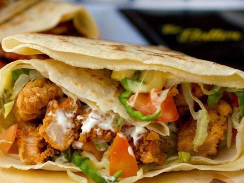 Crispy Shrimp Crepe