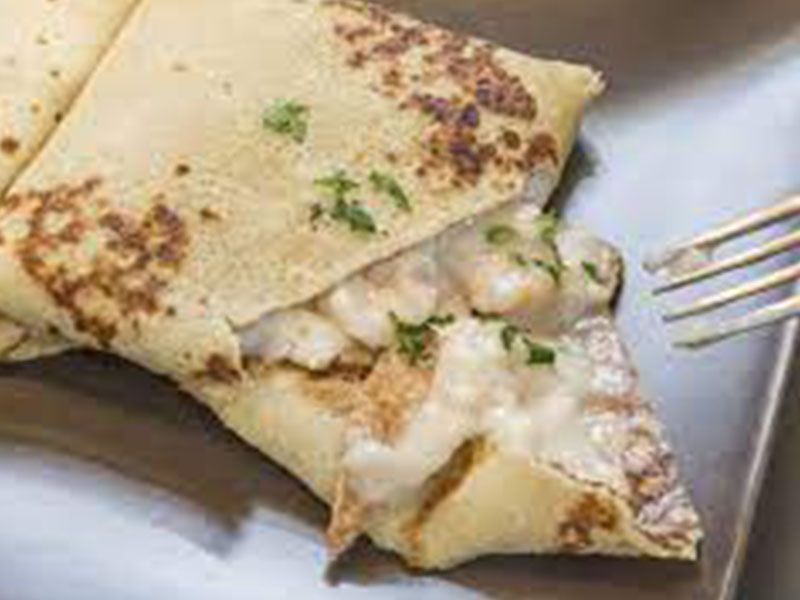 Crispy Shrimp Crepe