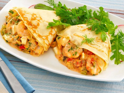 Shrimp Crepe