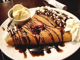 Chocolate With Nuts Crepe
