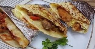 Chicken Pane With Beef Burger Crepe