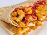 Chicken Pane And French Fries Crepe