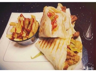 Crispy Chicken And Chicken Strips Crepe