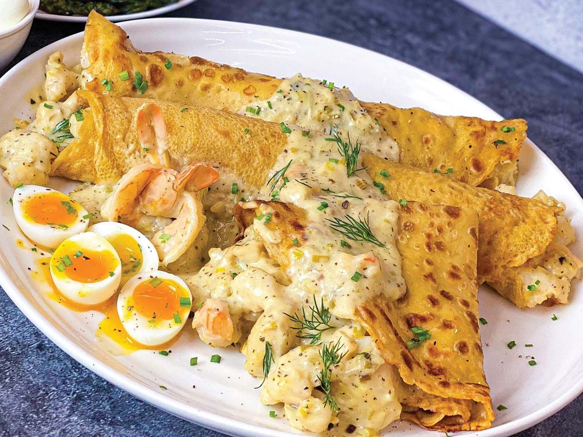 Seafood Crepe Roll