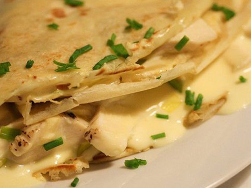 Roumi cheese crepe