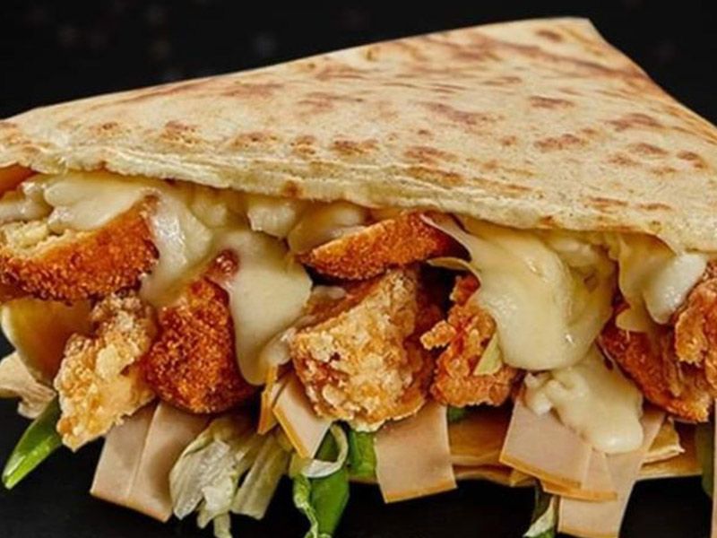 Chicken Zinger With Jalapeno Crepe