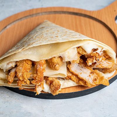 Spicy zinger crepe